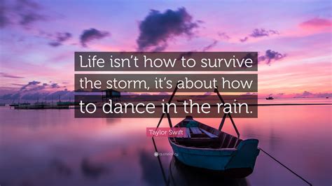 taylor swift rain quotes